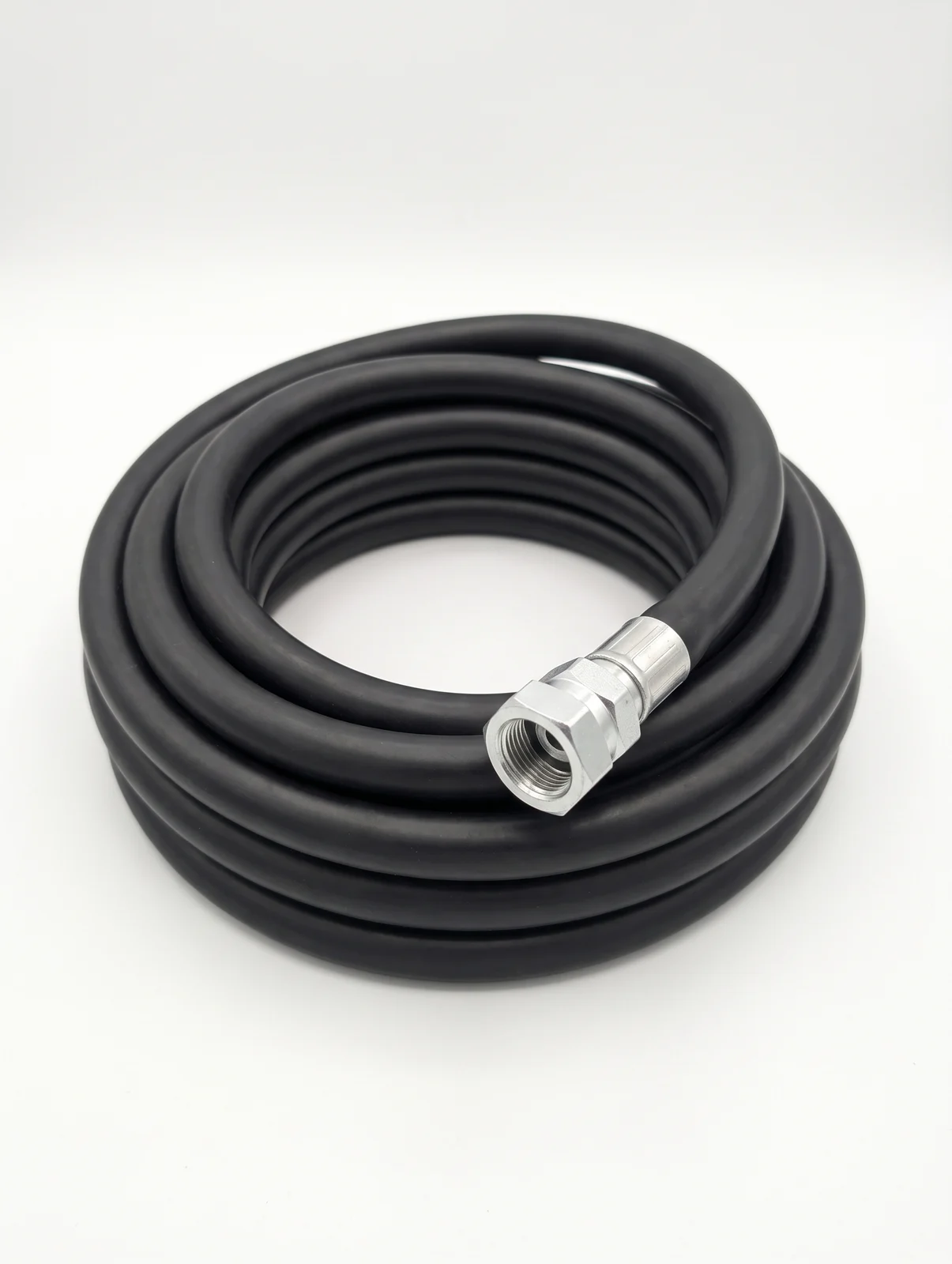 Furtun cauciuc 5,5m pentru adeziv spray EPDM, utilizat pentru conectarea recipientului la pistolul de pulverizare.